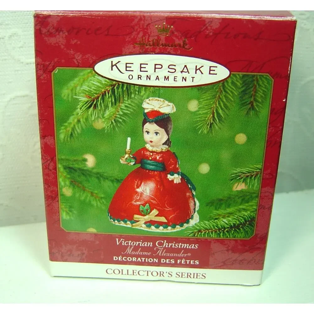 2 HALLMARK ORNAMENTS-MADAME ALEXANDER SERIES-#6-2001 & #14 FROM 2009